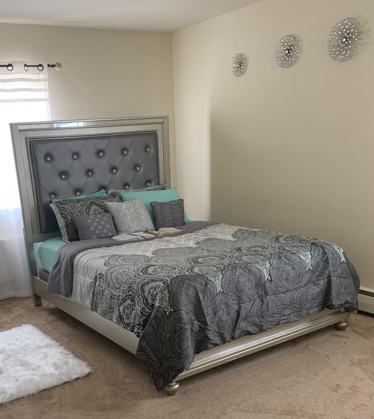 Queen Size Bed Frame and Dresser