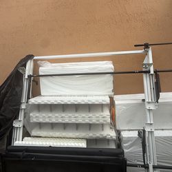 Adrian steel pro lift commercial ladder rack