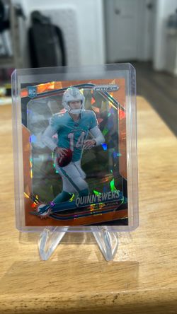 Quinn Ewers 2025 Orange Cracked Ice Rookie Prizm