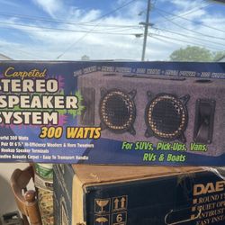 Stereo Speaker System Box 300 Watts