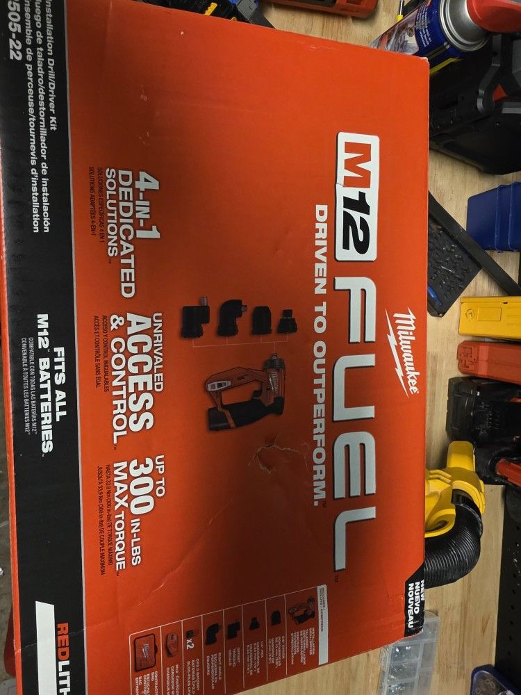Milwaukee M12 Instalation Drill Kit Pick Up Pinole Concord