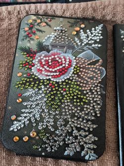 Hand made flip mirror