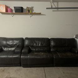 Sectional Couch With  Recliner