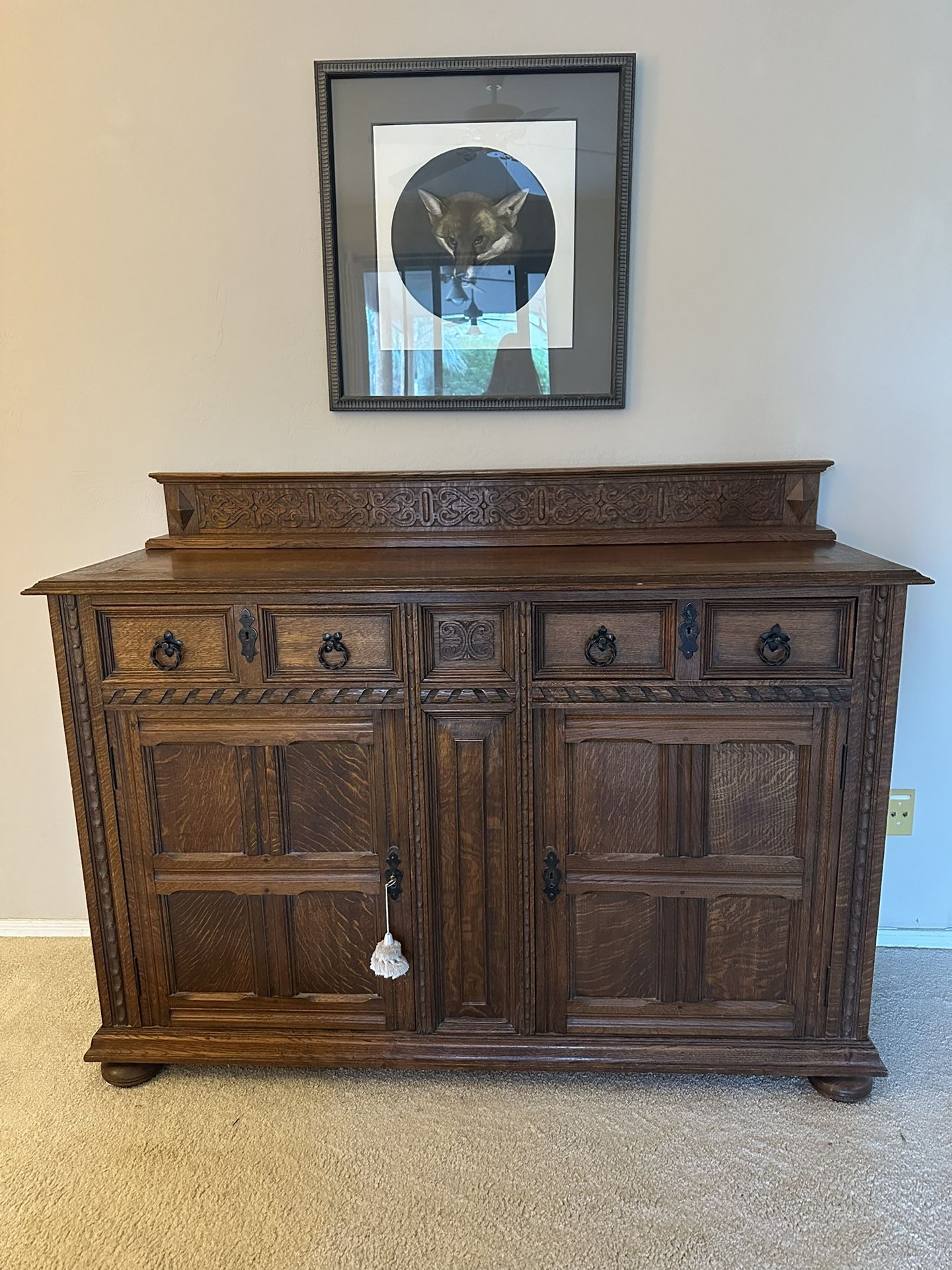 Antique Wood Dresser