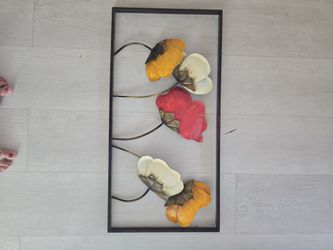 3d flower metal frame