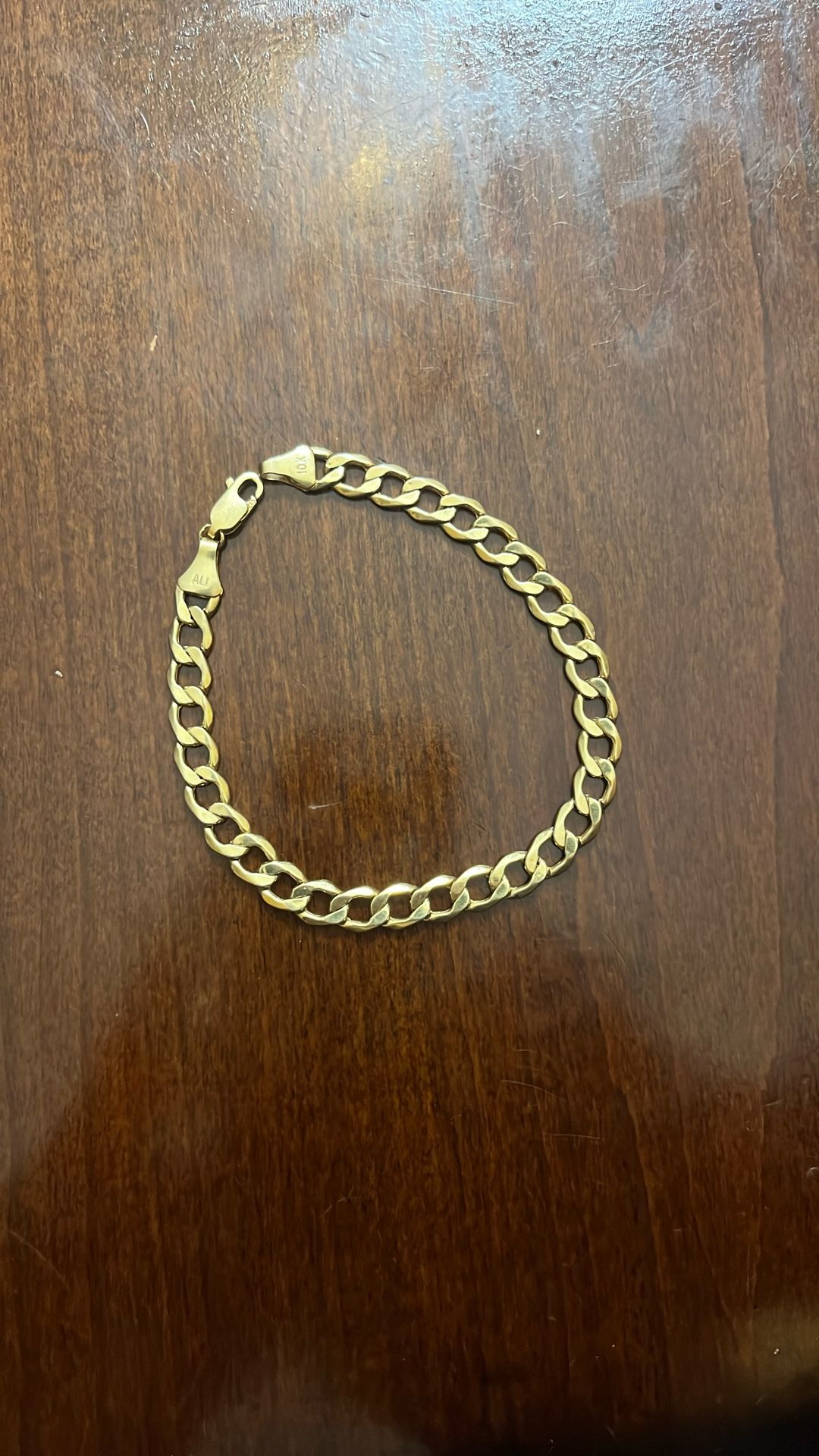 10k Cuban Bracelet 8 Inches 4.5 Grams