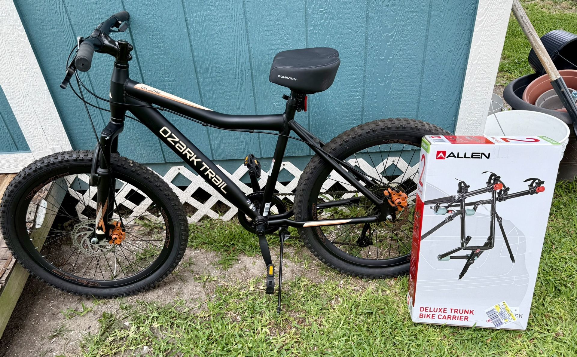 New 24” Bike With New Rack 