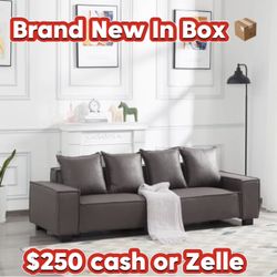 Couch Dark Gray 86” Width New In Box 📦 