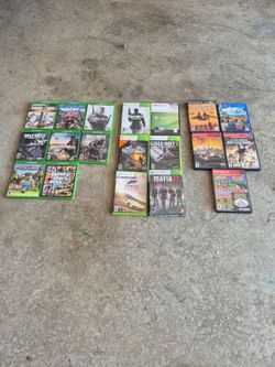 Games x box and nintendo
