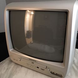 Old Tv 13 Inch Crt Tv DVD Combo