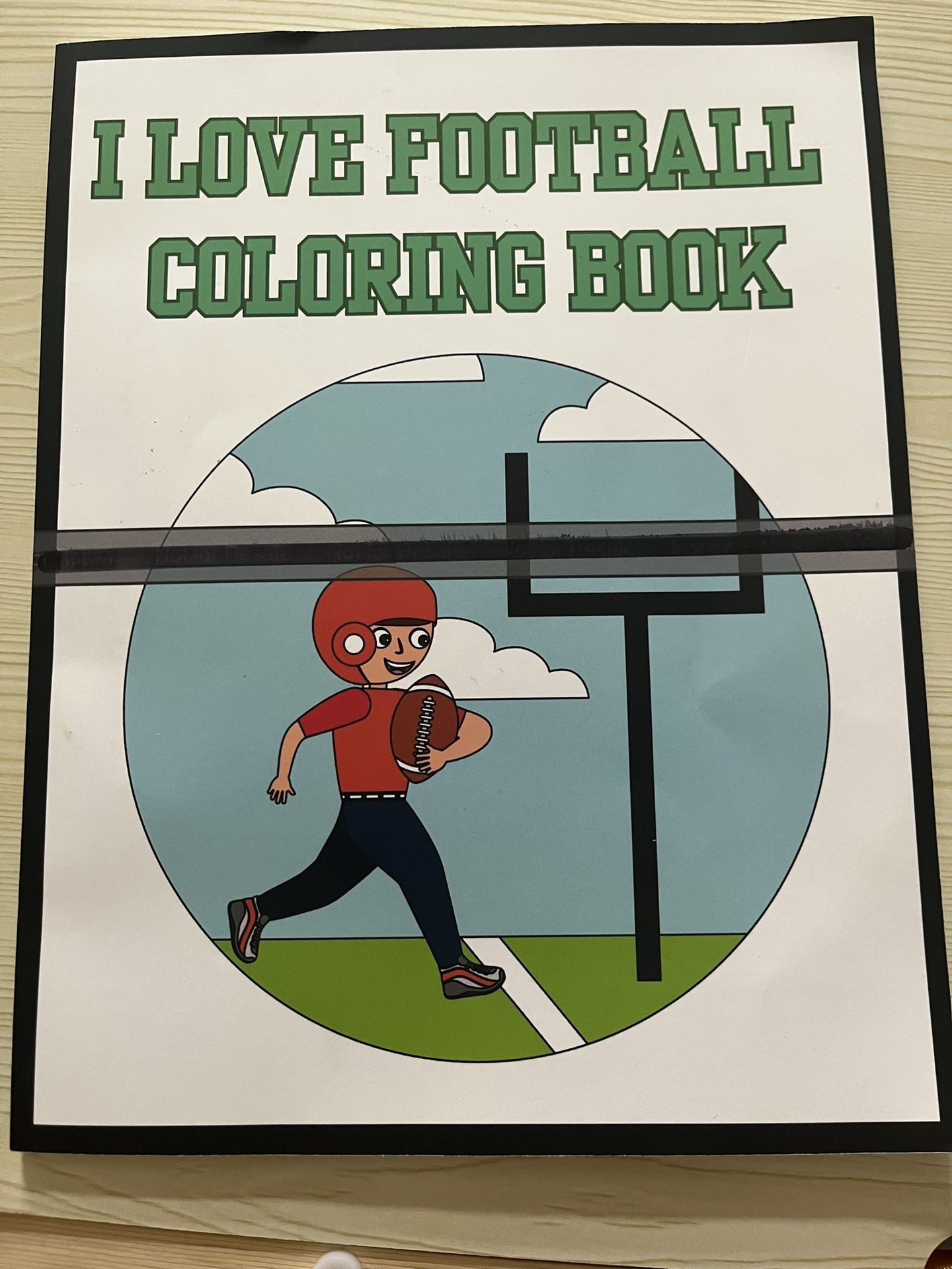 Coloring Book - I Love Football