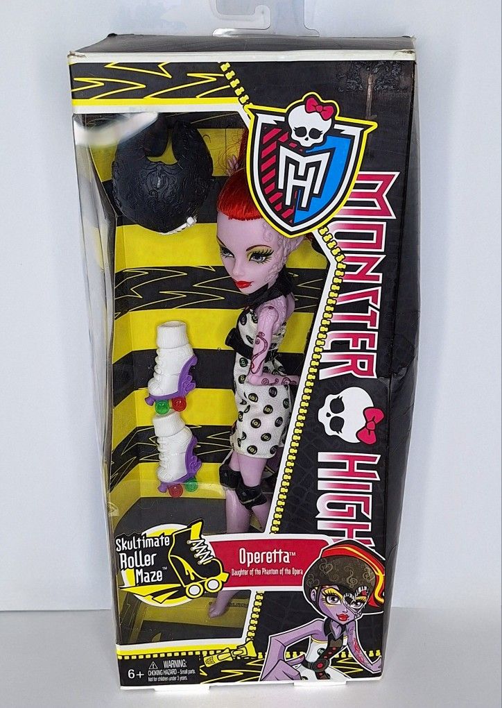 Monster High Operetta Skultimate Roller Maze Doll New In Box (NIB) 2011