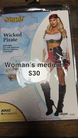 Spirit Wicked Pirate Halloween Costume Women's Medium