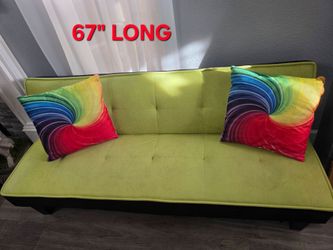 VERY NICE FUTON FROM WALKER FURNITURE WITH 2 PILLOWS $60