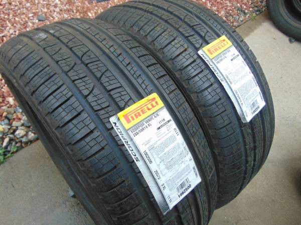 2 New Old Stock 255 55 19 Pirelli Scorpion Verde A/S Tires 111H *Date 2020*