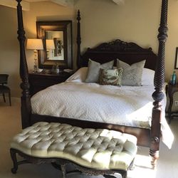 King Size Tommy Bahama 4 Post Bed