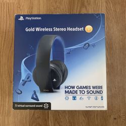 PS4 Wireless Stereo Headset *BOX ONLY*