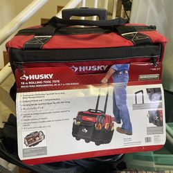 Husky 18 in. Rolling Tool Tote