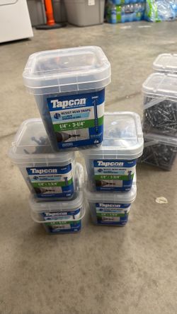 Tapcon concrete screw anchors