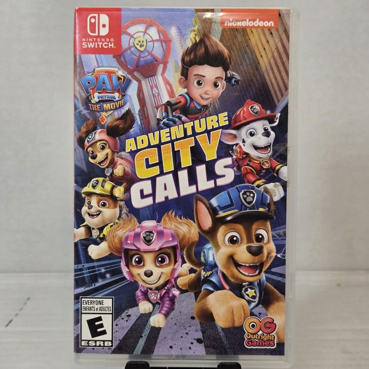 Paw Patrol Adventure City Calls For Nintendo Switch