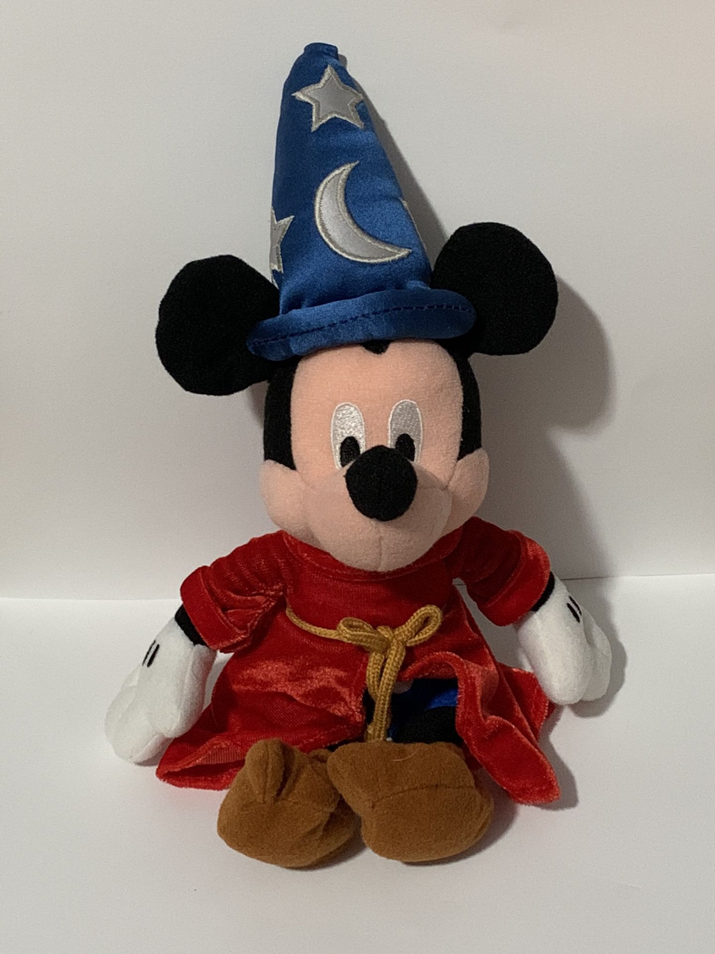 Disney Sorcerer Mickey Fantasia 2000 12” Beanbag Plush