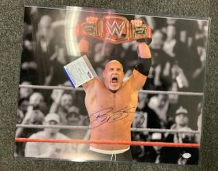 Bill Goldberg Signed 16x20 With PSA Authentication
