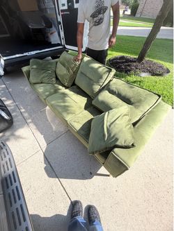 Green couch