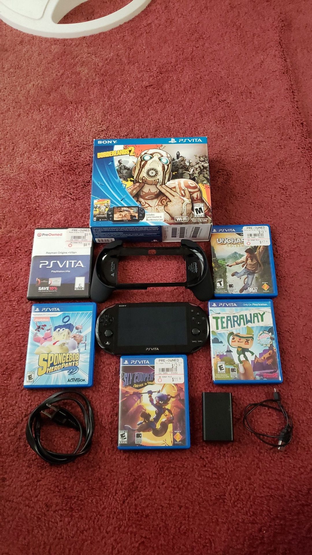 Ps vita slim 2000 with 8gb memory card
