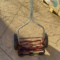 manual push mower $50