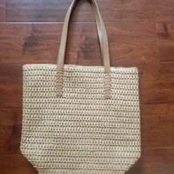 Women's Chic Woven Straw Tote Bag - Cupshe-F-Beige

