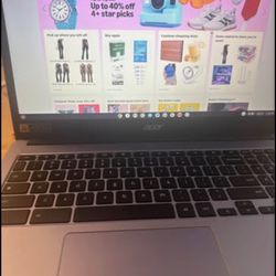 New Acer Chromeback 315 15.6 Light Purple Laptop With Case