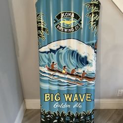 KONA BREWING Company 66” Inflatable Pool Raft Hawaii Beer Big Wave Golden Ale