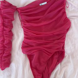 Zara Hot pink bodysuit
