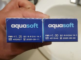 +1.00 & +1.25 Contacts