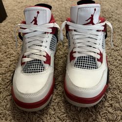 Red Jordan 4’s