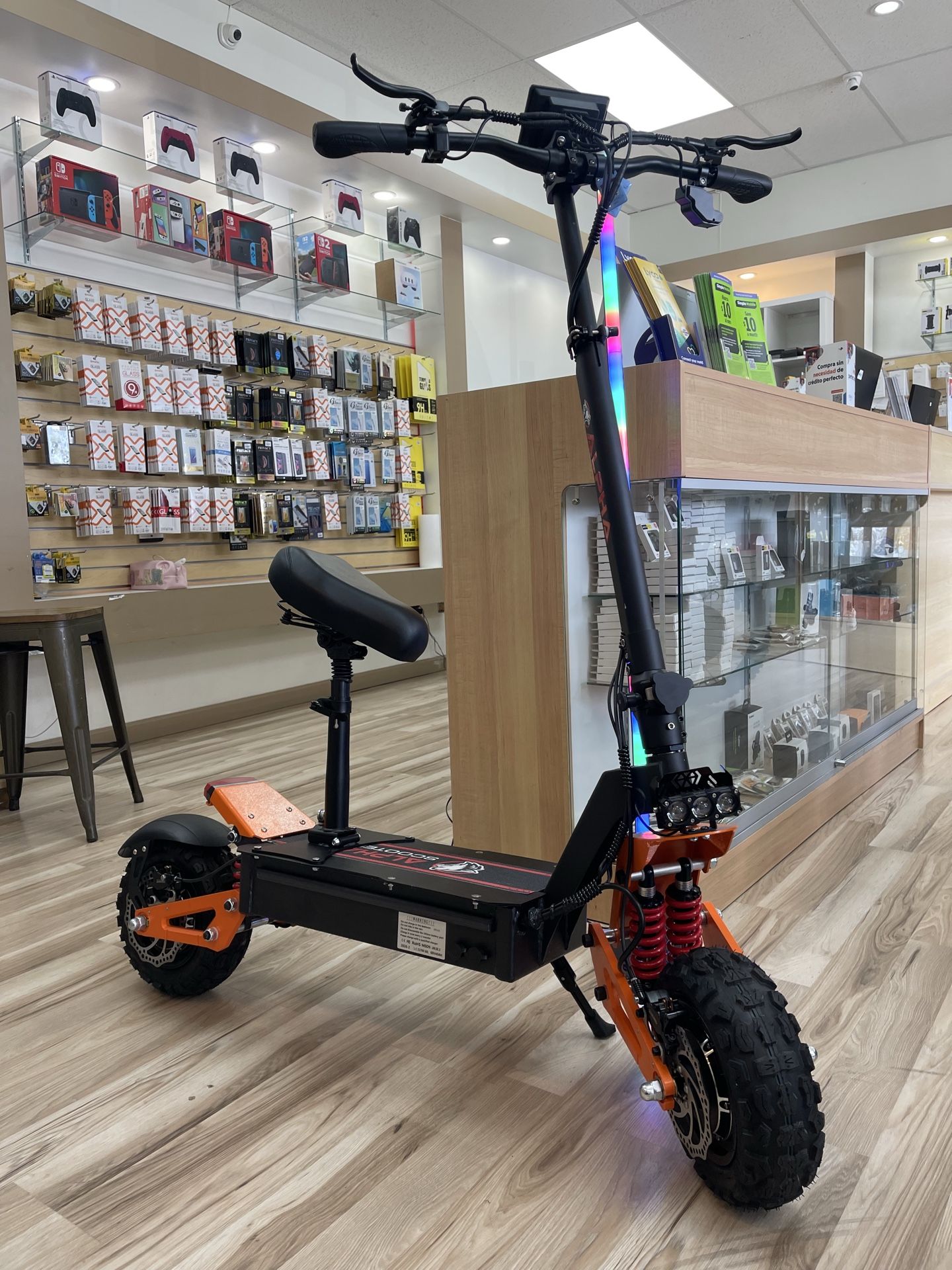 Folding 2000watts 55mph e-scooter Financing $49 Down Payment