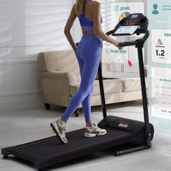 NEW Foldable Treadmill W/ LED Screen & Handle Bar, 8.7 MPH Shock Absorption !