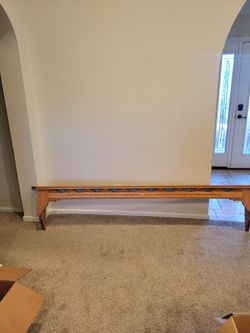 Handmade Southwestern Oak Shelf