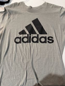 Adidas Logo Graphic T-Shirt Gray