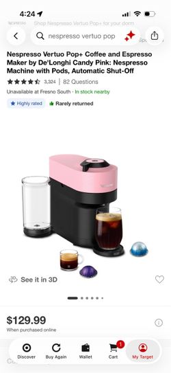 Nespresso Vertuo Pop+ Coffee and Espresso Maker