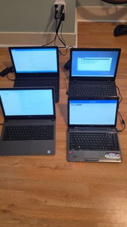 4 older laptops