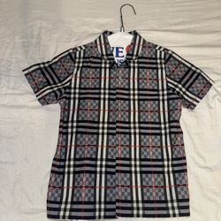 striped burberry tee kids