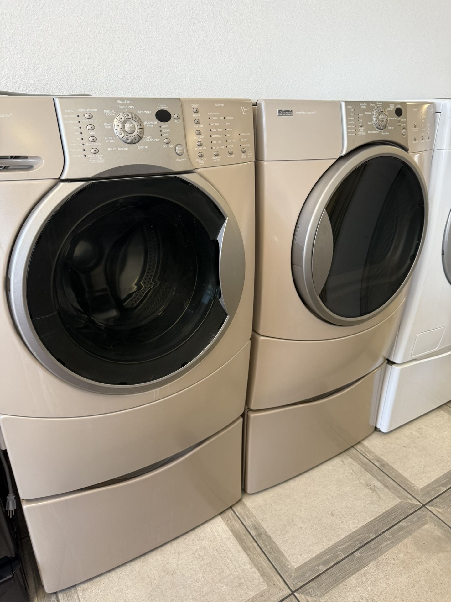 Kenmore Elite Washer And Electric Dryer Set