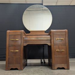 Vintage Art Deco Waterfall Vanity