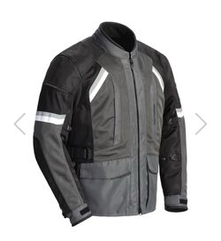 Tour Master Sonora Air 2.0 Vented Textile Moto Jacket Gunmetal/Black (size l)