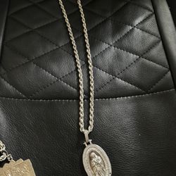 925 silver chains Virgin Mary