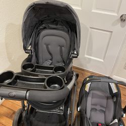 graco car seat & stroller Set