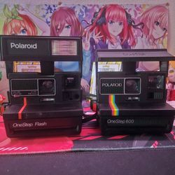 Vintage Polaroid 600 Instant Cameras