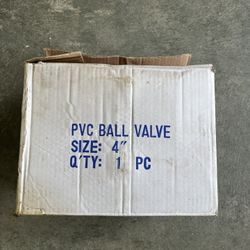 4 inch PVC Ball Valve