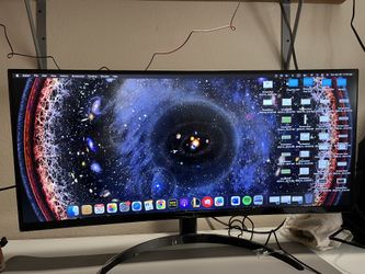 Wide LG Curved Monitor